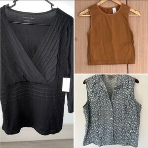 Bundle women's XL tops shirts